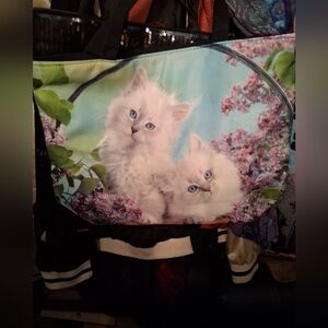 Cute Cat Print Bag